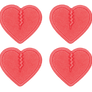 Crab Grab - Mini Hearts (4 Pack)